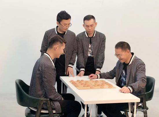 厦门象棋队参加全国象棋团体赛写真